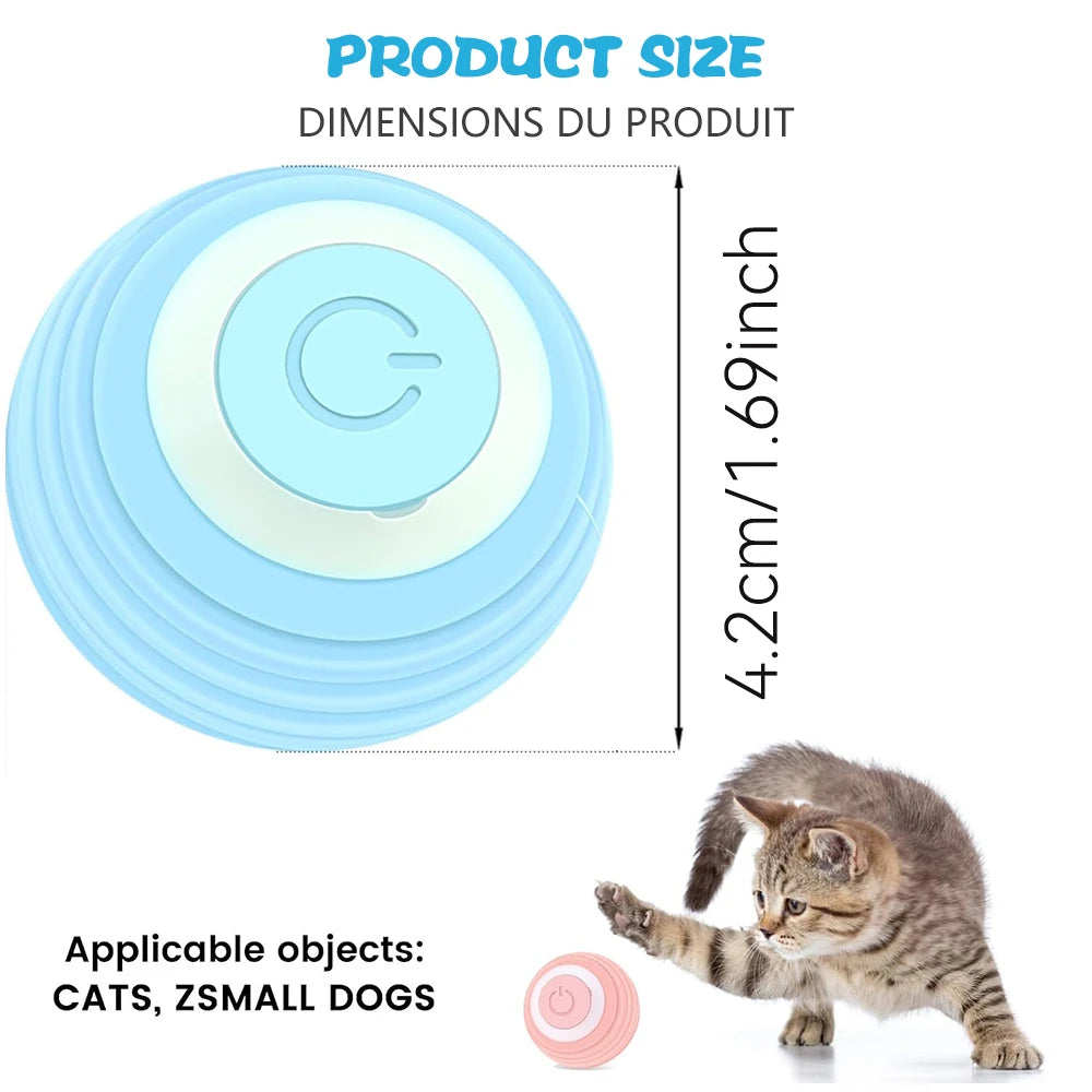 Cat Interactive Ball Electric Automatic Rolling Ball Smart Toys for Ca