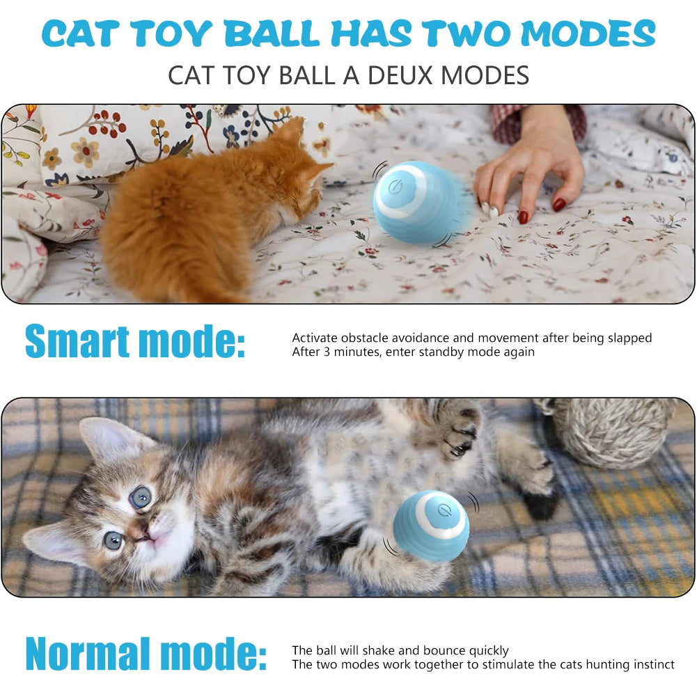 Cat Interactive Ball Electric Automatic Rolling Ball Smart Toys for Ca