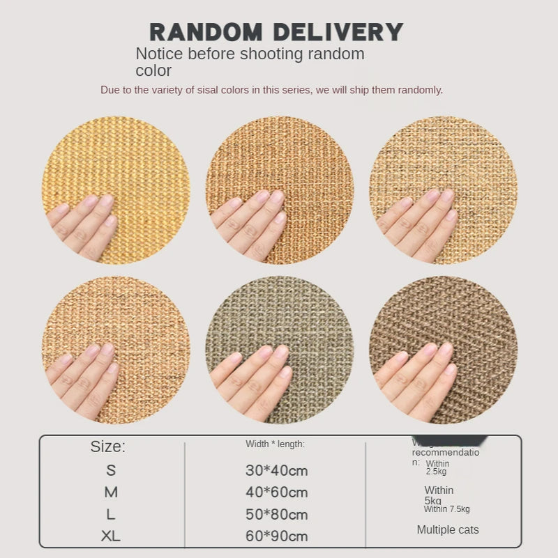 Cat Scratcher SisalShop the best Cat Scratcher Sisal Mat for your feli